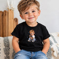 Baby Boy & French Bulldog Toddler T-Shirt