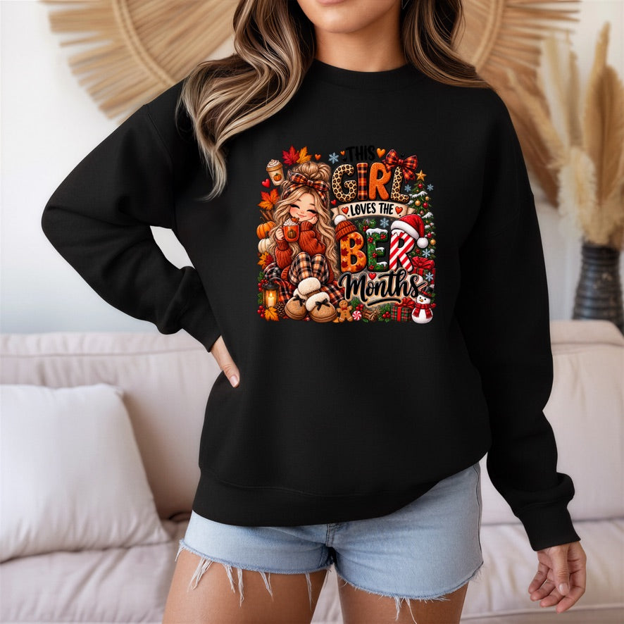 This Girl Loves the Ber Months Sweatshirt – Autumn & Christmas Jumper